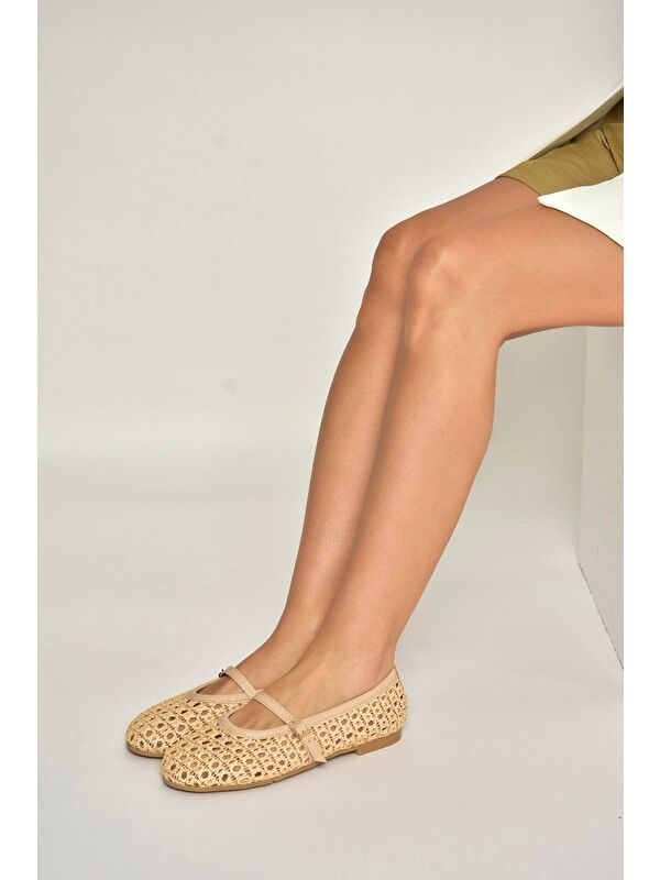 Fox Shoes Sarı Fox Shoes Babet Kadın Y267272709