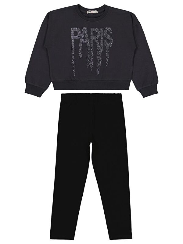 Civil Girls Paris Taş Baskılı 6-9 Yaş Takım