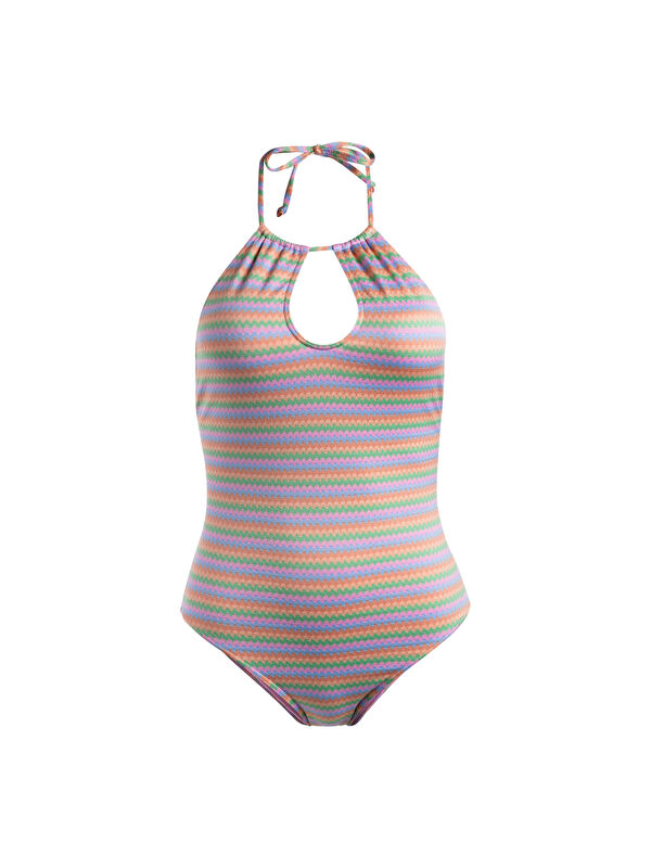 Roxy Wavy Stripe One Piece Kadın Mayo