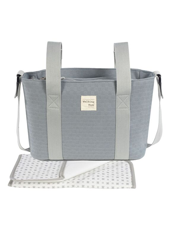 Walking Mum Eco Mum Crossbody Bakım Çantası Cloud