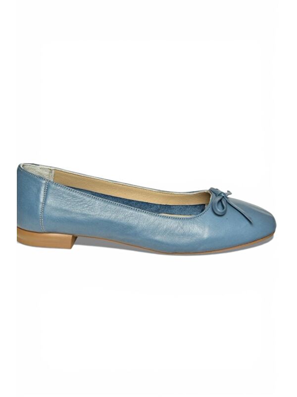 Fox Shoes Mavi Kadın Babet Y398224203