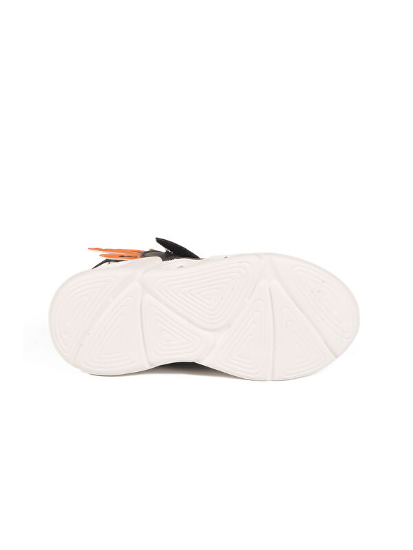 Siyah Cırtlı Işıklı Unisex Çocuk Spor Ayakkabı Stego P - Görsel 6