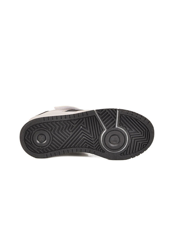 Beyaz Siyah Cırtlı Hafif Erkek Çocuk Sneaker Cooper F - Görsel 6