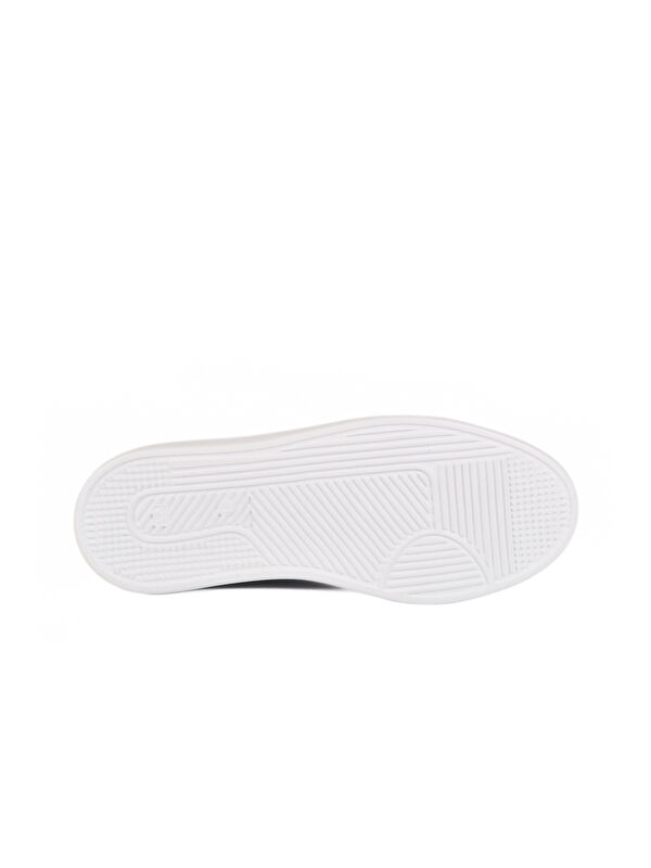 Siyah Beyaz Bağcıklı Hafif Erkek Sneaker 136 M - Görsel 6