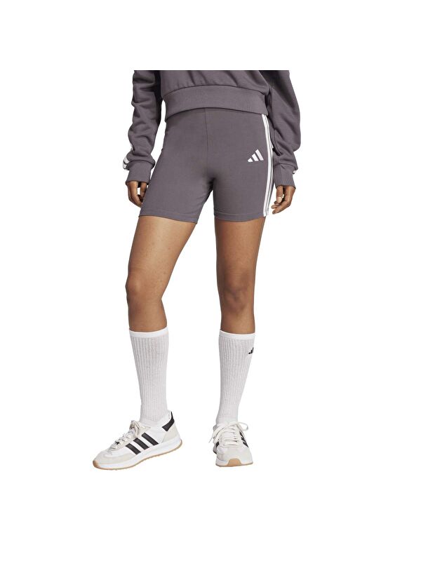 Adidas 3-Stripes Sj Bk 1/2 Kadın Gri Tayt