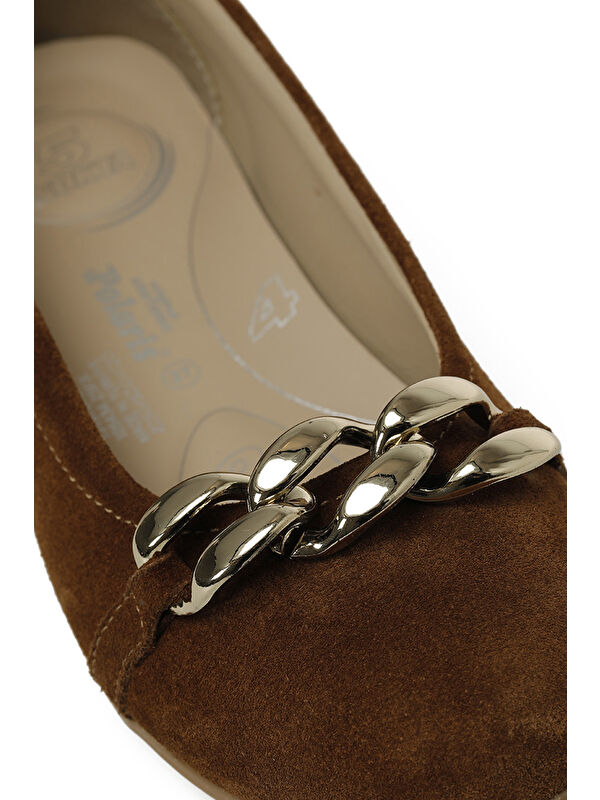 105434.Z5FX Kahverengi Kadın Düz Ayakkabı - Görsel 8