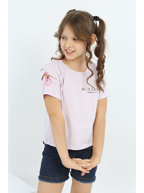 Toontoykids Kız Çocuk Matısse Baskılı Tişört