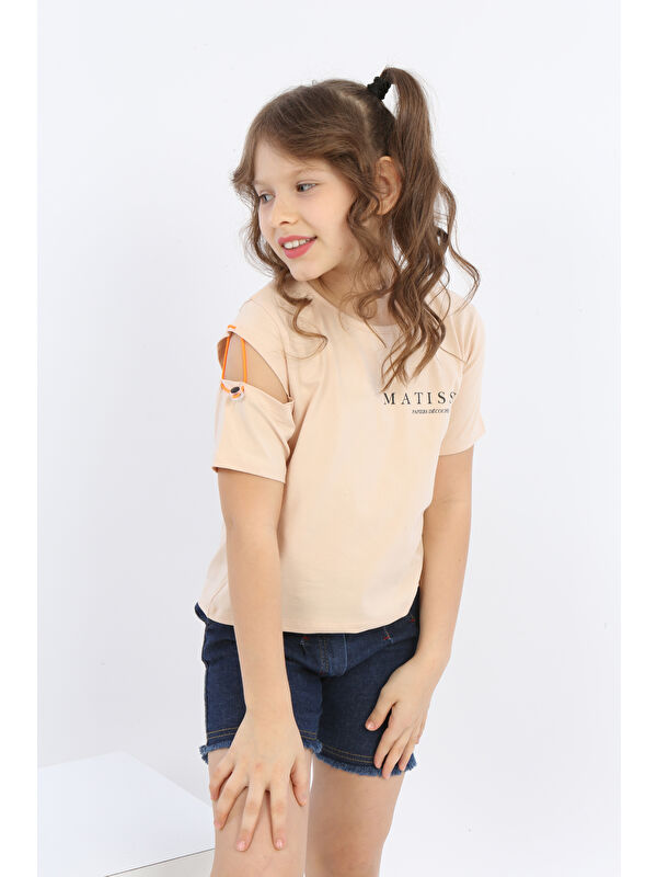 Toontoykids Kız Çocuk Matısse Baskılı Tişört