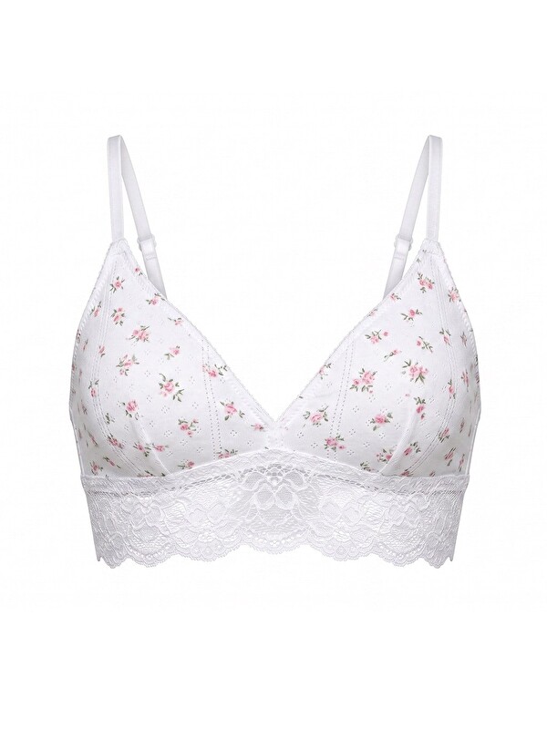 Bonbon Kadın Giyim Elastanlı Kumaş Dantel Detaylı Bralet Bb2763