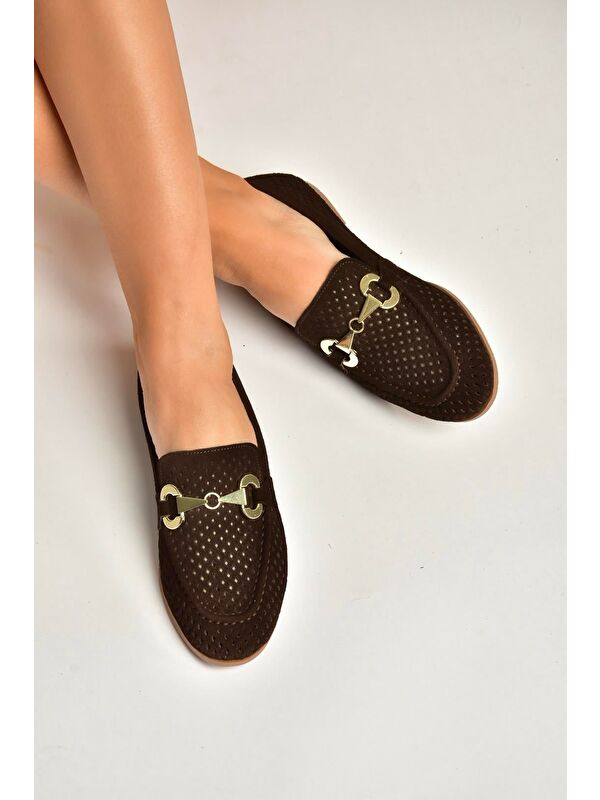 Fox Shoes Kahverengi Fox Shoes Babet Kadın Y291262402