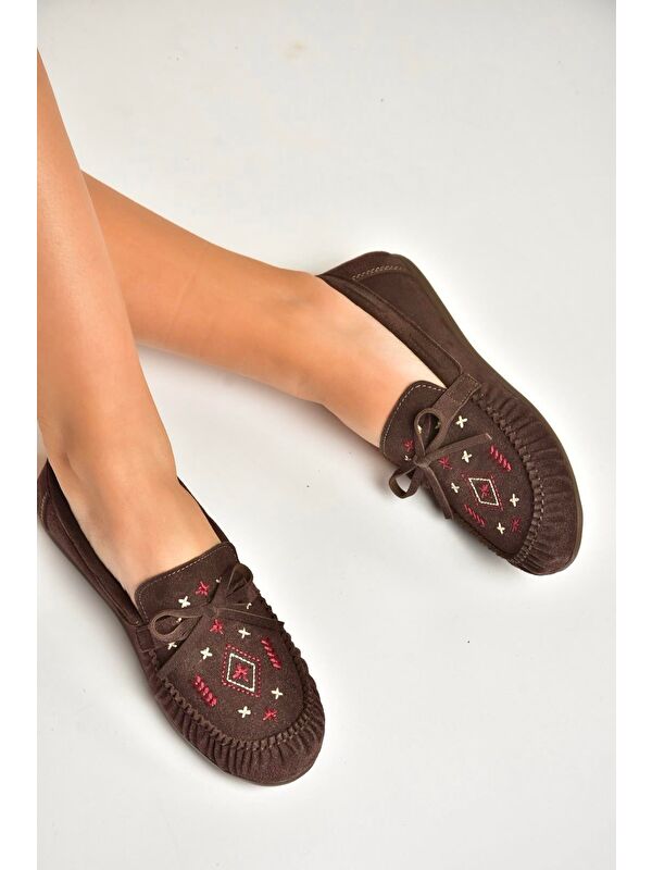 Fox Shoes Kahverengi Fox Shoes Babet Kadın Y996073102