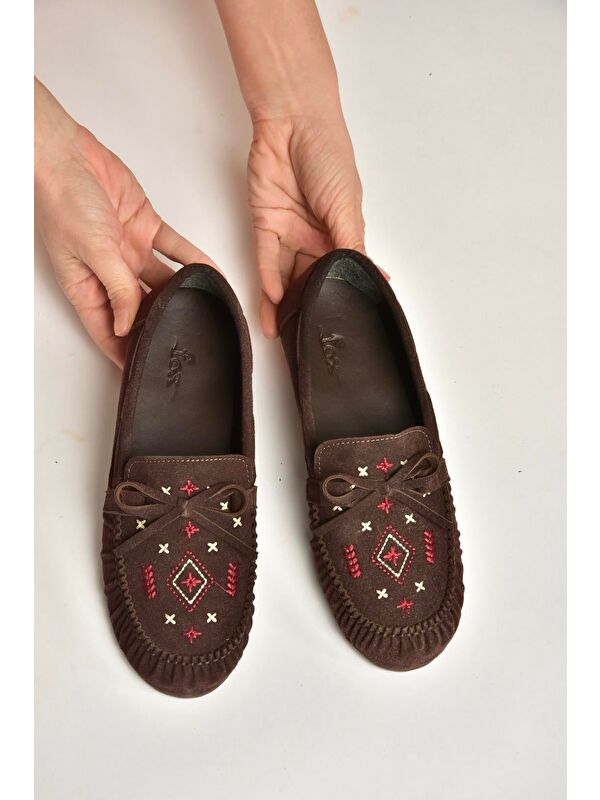 Fox Shoes Kahverengi Fox Shoes Babet Kadın Y996073102