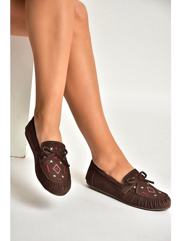 Fox Shoes Kahverengi Fox Shoes Babet Kadın Y996073102