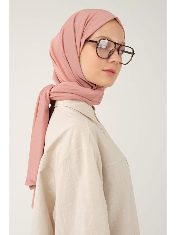 HE-QA Penye Şal Soft Pembe