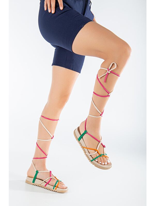 D1001 Günlük Ortopedik Kadın Sandalet - Görsel 4