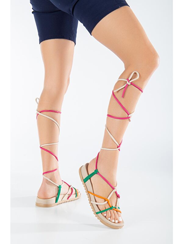 D1001 Günlük Ortopedik Kadın Sandalet - Görsel 5