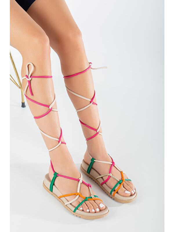 D1001 Günlük Ortopedik Kadın Sandalet - Görsel 6