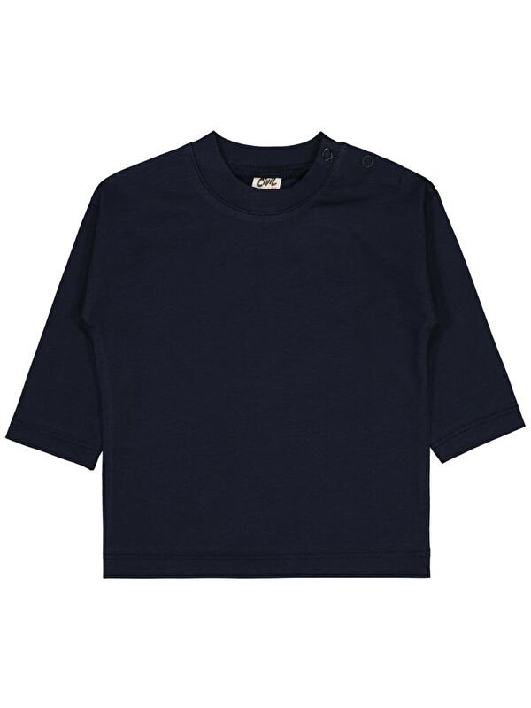 Civil Baby Basic 6-18 Ay Sweatshirt - Lacivert 9-12 Ay