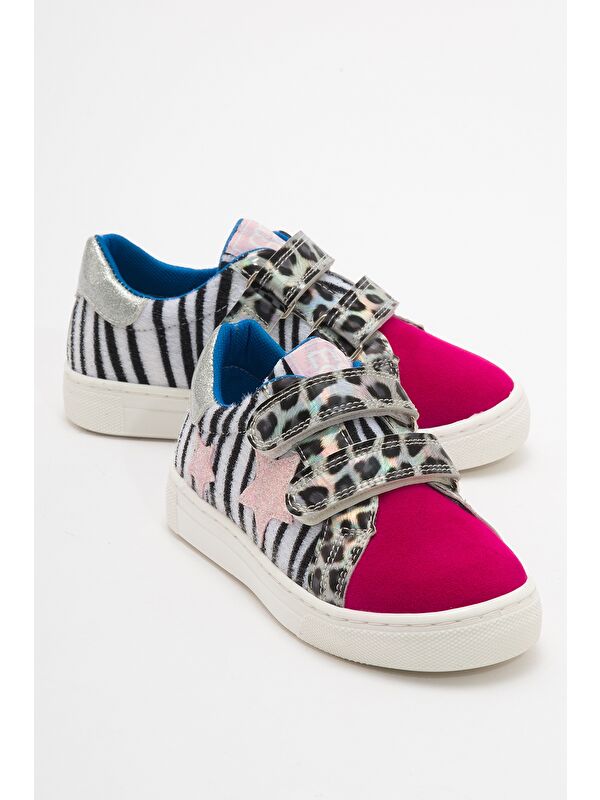 Kız Çocuk Fuşya Sneaker Ayakkabı - Görsel 3