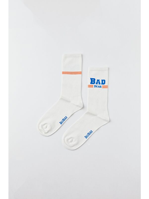 Bad Bear Saturn Beyaz Unisex Patik Çorap