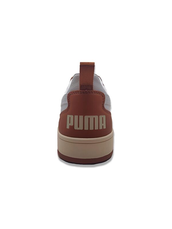 DRIBBLE Erkek Beyaz - Kahve Spor Ayakkabı - Görsel 3