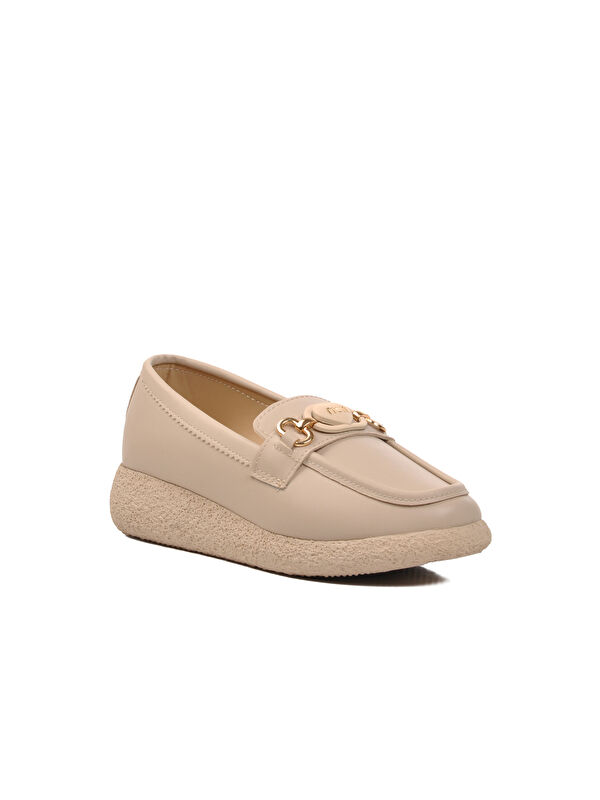 Bej Cilt Kadın Günlük Ayakkabı 261152 - Görsel 4