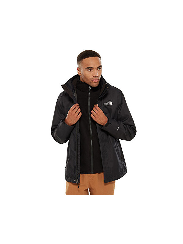 The North Face Siyah Erkek Outdoor Montu T0Cg55Jk3 M Evolve II Triclimate Jacket