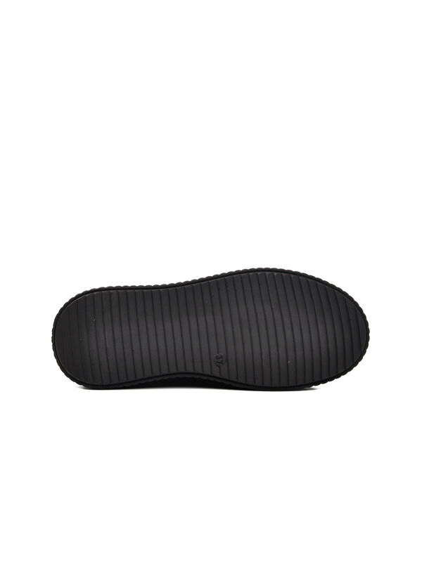 Siyah Cilt Kadın Casual Ayakkabı 389120 - Görsel 6