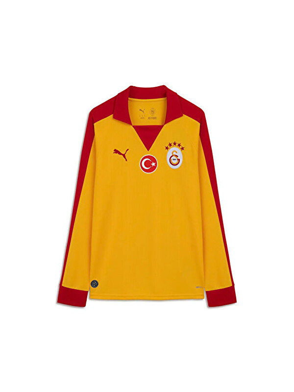 Puma Gsk T7 Jersey Ls Galatasaray Retro Uzun Kollu Forma 78819681 Sarı