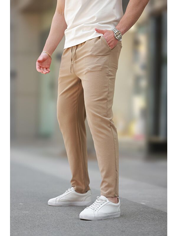 Madmext Camel Regular Fit Erkek Pantolon E6572