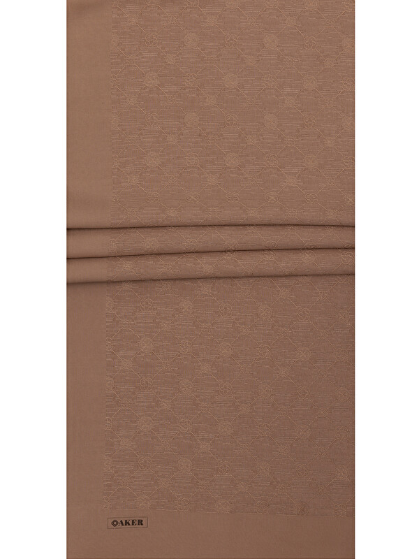 AKER Koyu Bej 70X190 CM Koza Şal