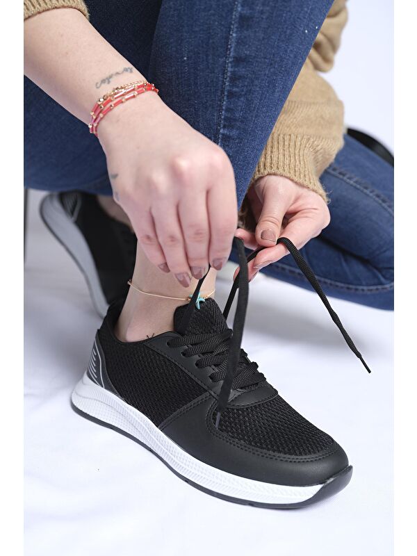 Laya Fileli Hafif Rahat Taban Kadın Sneaker - Görsel 3