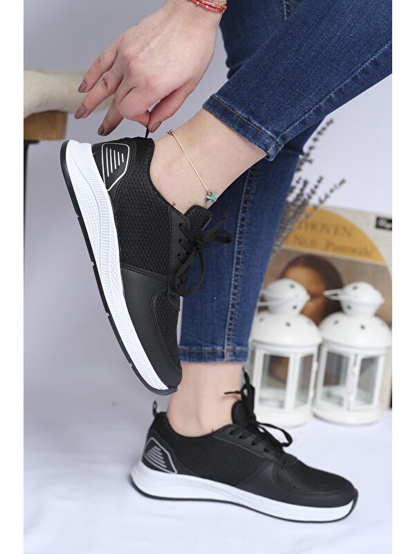 Laya Fileli Hafif Rahat Taban Kadın Sneaker - Görsel 4