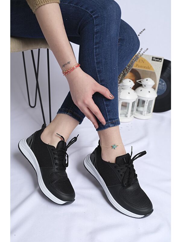 Laya Fileli Hafif Rahat Taban Kadın Sneaker - Görsel 5