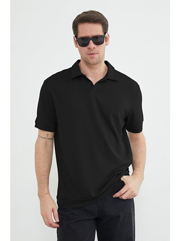 Fullamoda Basic Polo Yaka Modal Tişört
