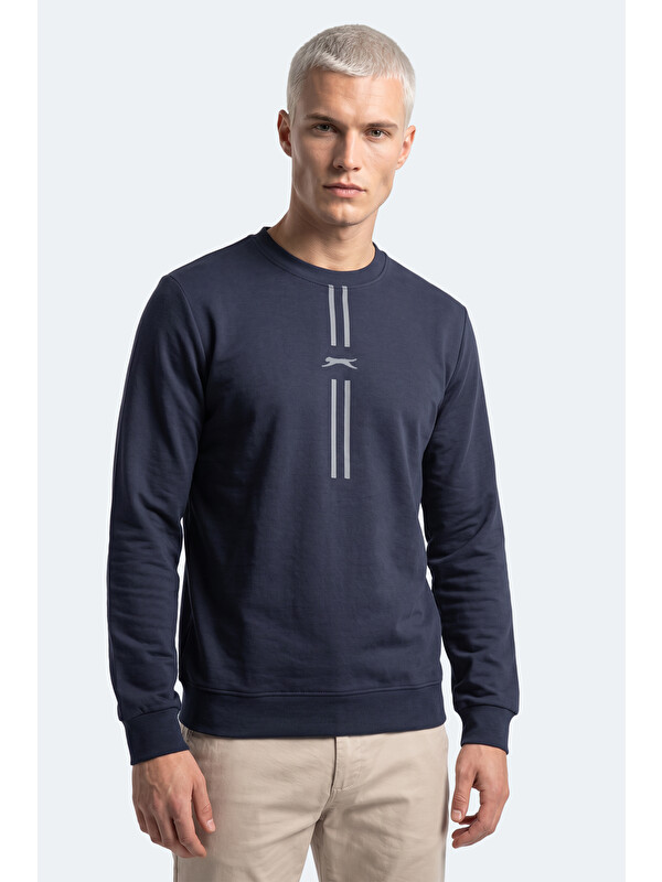 SLAZENGER GABINO I Erkek  Lacivert Sweatshırt