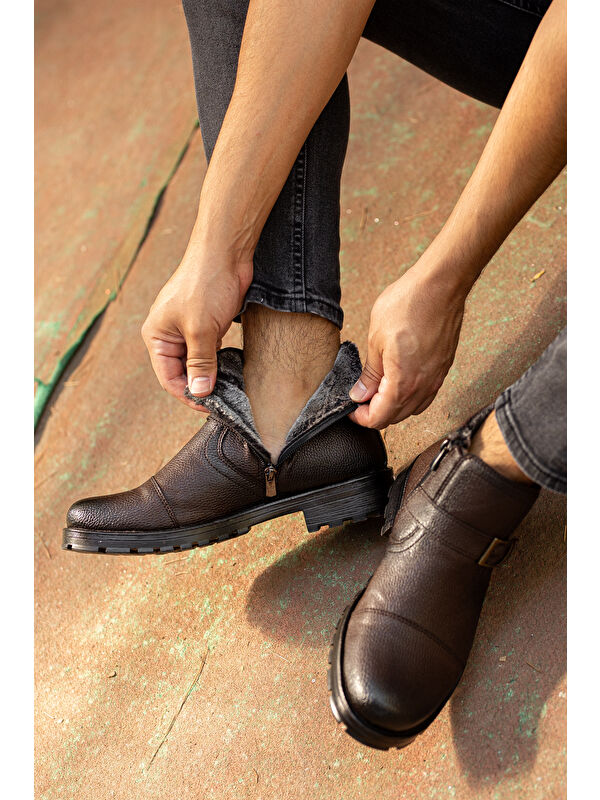 D1324 Soğuk Geçirmez Erkek Bot - Görsel 3