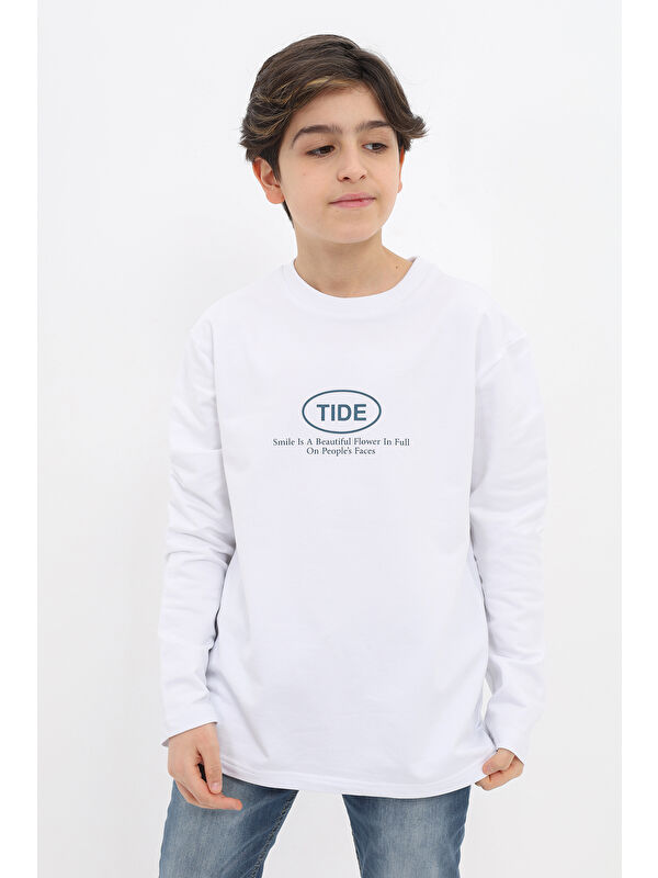 Toontoykids Erkek Çocuk Baskılı Sweatshirt