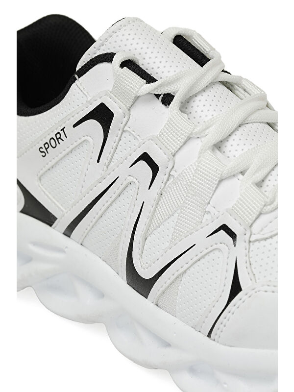 YORGOS G 5PR Beyaz Erkek Çocuk Spor Ayakkabı - Görsel 8