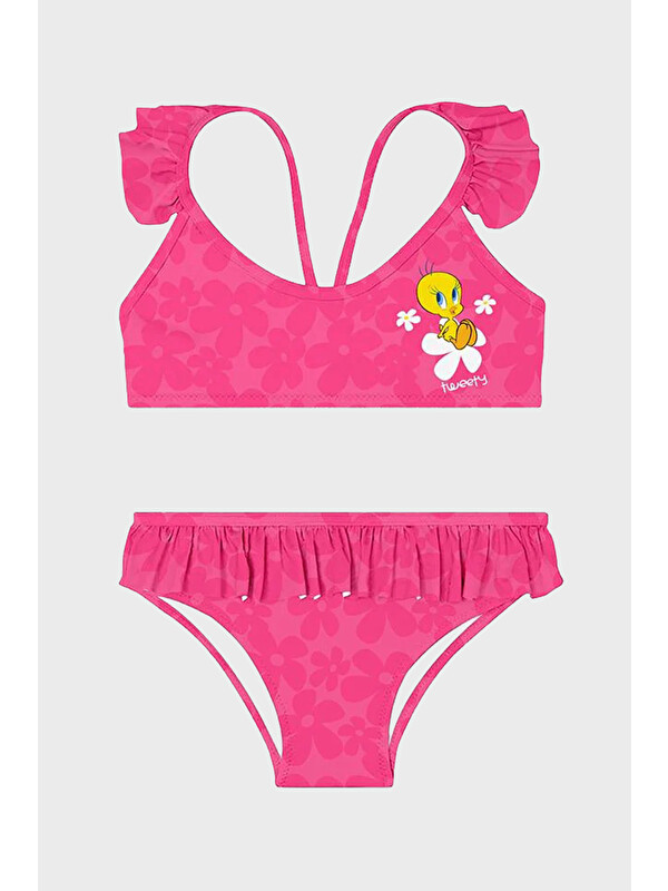 Slipstop Daisyloo Kolay Kuruyan Uv Korumalı Fırfırlı Bikini SB2612050102
