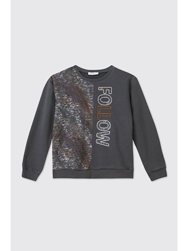 Panço Erkek Çocuk Antrasit Sweatshirt