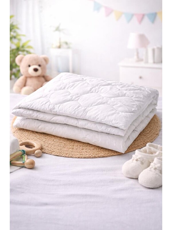 Çeyiz Diyarı Kristal Silikon Bebe Yorganı 100x150 cm