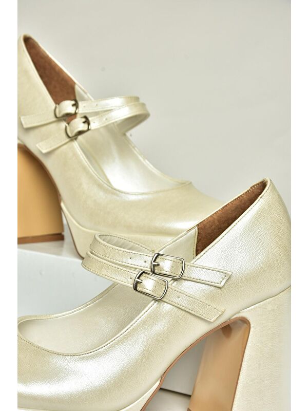 T5696133 Sedef Kadın Topuklu Ayakkabı - Görsel 3