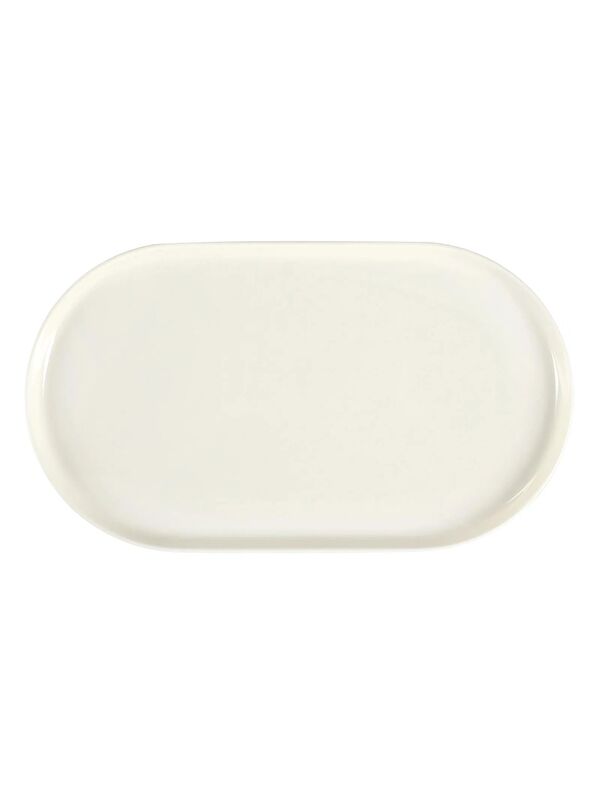 PORLAND Chopin Kayık Tabak 32cm Krem Tekli