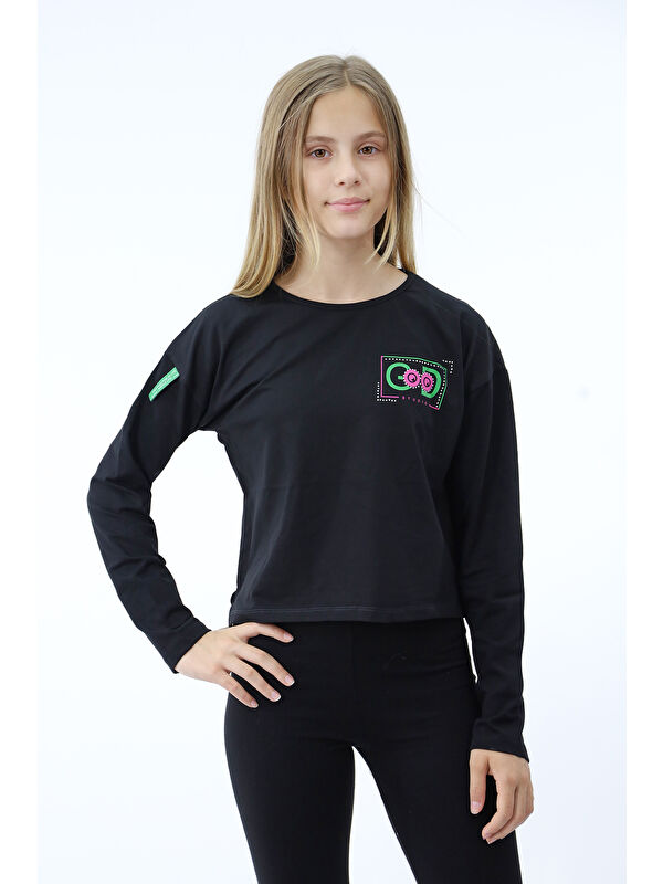 Toontoykids Kız Çocuk Baskılı Tişört