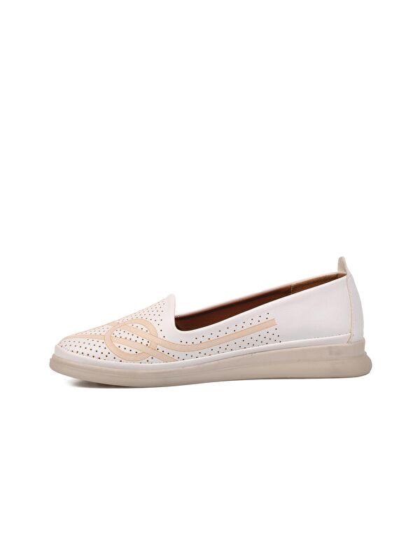 Beyaz Kadın Casual Ayakkabı 6005 - Görsel 3