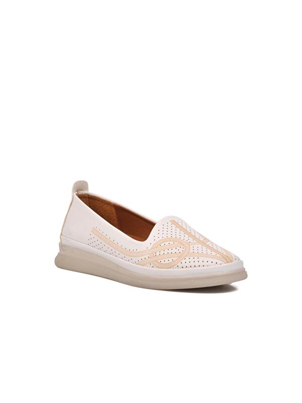 Beyaz Kadın Casual Ayakkabı 6005 - Görsel 4