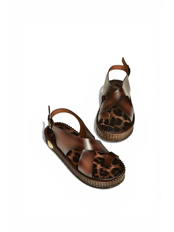 Fox Shoes Kahverengi Kadın Sandalet Y390160503