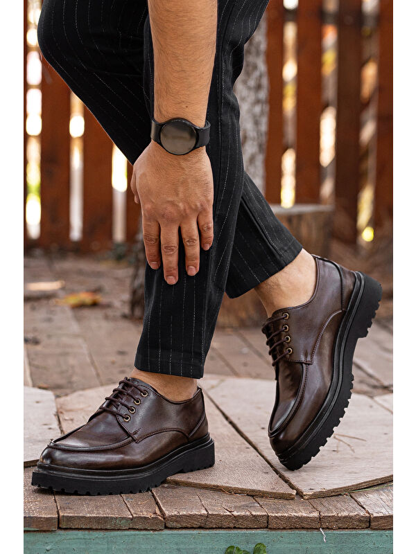D0181 Günlük Ortopedik Erkek Klasik Ayakkabı - Görsel 4