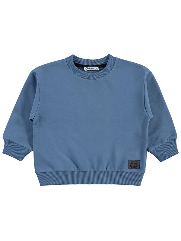 Civil Boys Armalı 2-5 Yaş Sweatshirt - Mavi 2-3 Yaş